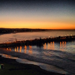 Sunrise over Santa Cruz